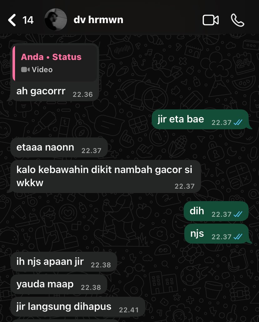 Razorscotes's tweet photo. gua harus hapus berapa kontak gw lagi ya banyak modelan org bgini https://t.co/vujmx0gN19