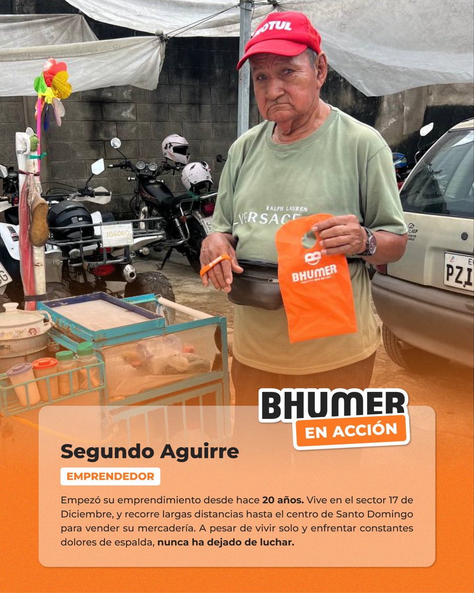 Bhumer_Ecuador's tweet photo. Detrás de cada emprendimiento hay una historia que muchos no ven… pero que merece ser contada.
Don Segundo no se rinde.
A pesar de los años, del cansancio y de las dificultades, sigue saliendo cada día a luchar con dignidad. 🧡
#historiasrelaes #bhumer #emprendedores https://t.co/dptweCa3Fb