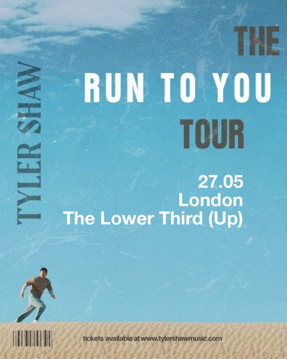 gigsandtours's tweet photo. One of Canada’s most prolific talents, @TylerShawMusic is headed to London The Lower Third in May! 🙌

Tickets on sale tomorrow at 10am via https://t.co/mXHlpgXfIt https://t.co/tWicno17JL