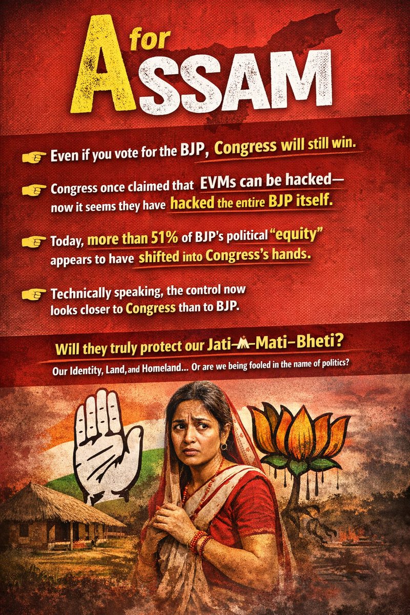 NeelNayaan7's tweet image. “সোণেৰে সজোৱা পজা
জহি খহি যায়
কোনে আজি সাজিবহি
পাৰিব দুনাই”

#SoFunny