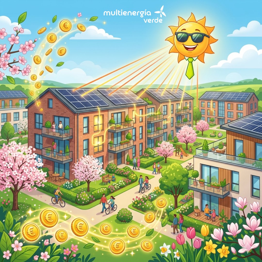 Multienergia_'s tweet photo. Llega la primavera…más luz, más días al aire libre y más sol. ☀️

Y si todo mejora… ¿por qué no también la factura de tu comunidad?

Con Multienergía Verde, el buen tiempo también se nota en el ahorro. 
#AFcolegiados #ahorroluz https://t.co/wrEE4akD60