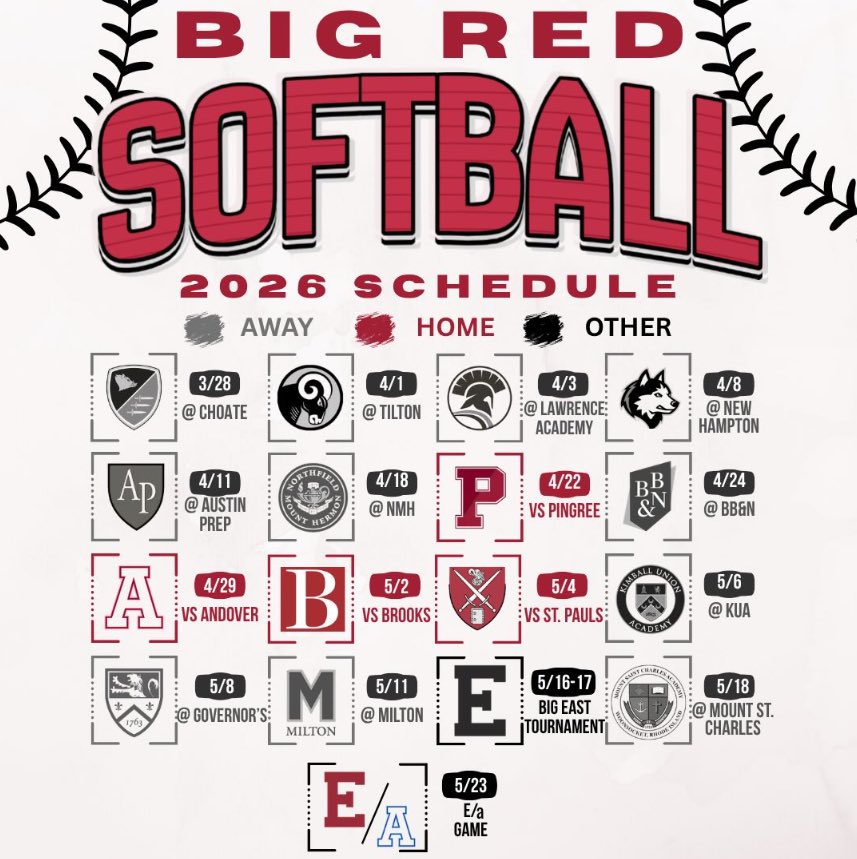 Phillips Exeter Softball tweet media