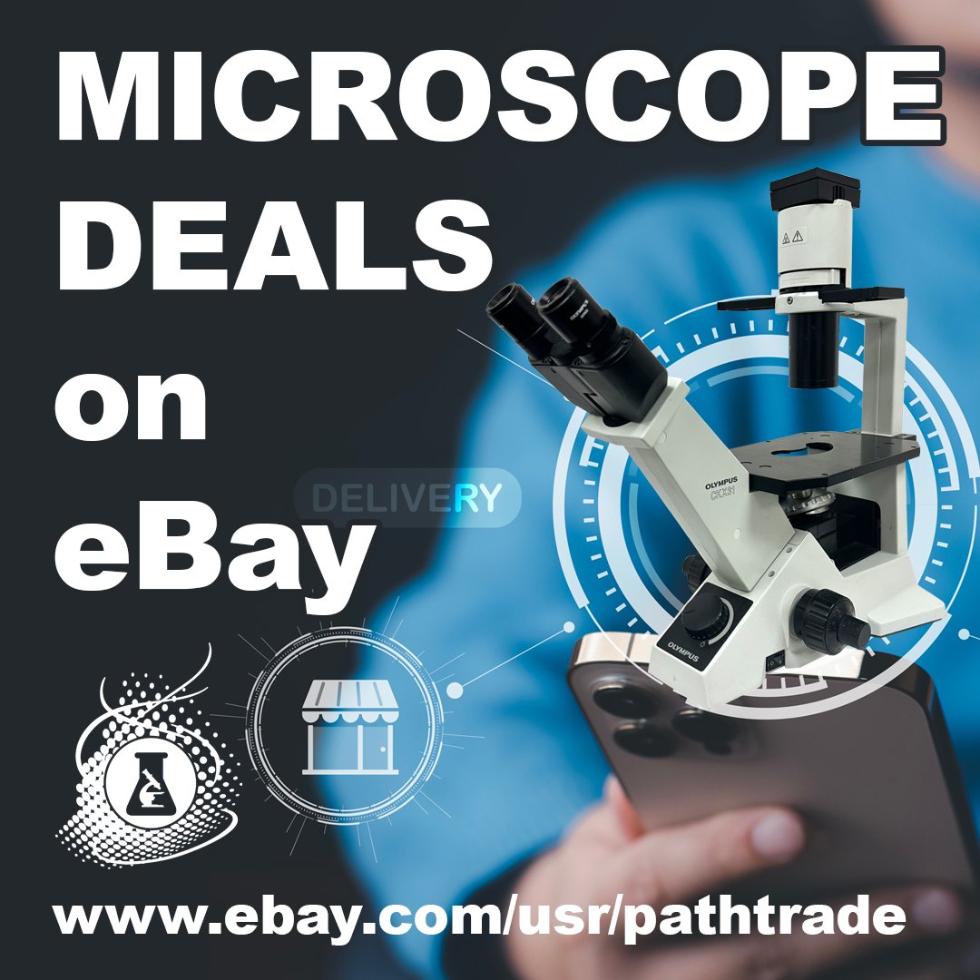 IMEB_Inc's tweet image. ebay.com/usr/pathtrade
Get deals on #refurbished #microscopes explore our #pathology #histology and @mohs gear