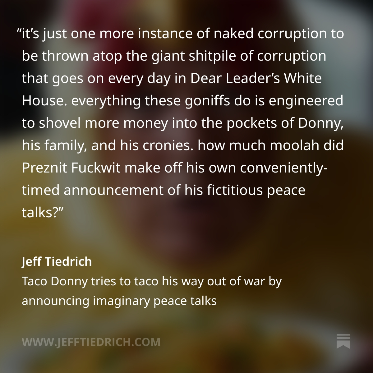 Jeff Tiedrich tweet media