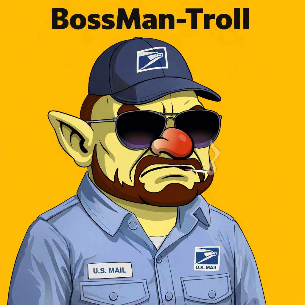 HooksHasani's tweet photo. BossMan-Troll: Hope everyone is have a Terrific Tuesday and Hope all is well!
Important : Decide for yourself that today is going to be a terrific Tuesday. Continue to be great!
#CNFTSWILLNEVERDIE #CNFTCommunity #CNFT #NFTCollection #NFT #CardanoCommunity #Cardano #CardanoNFTs #midnight
Postman Vibes...