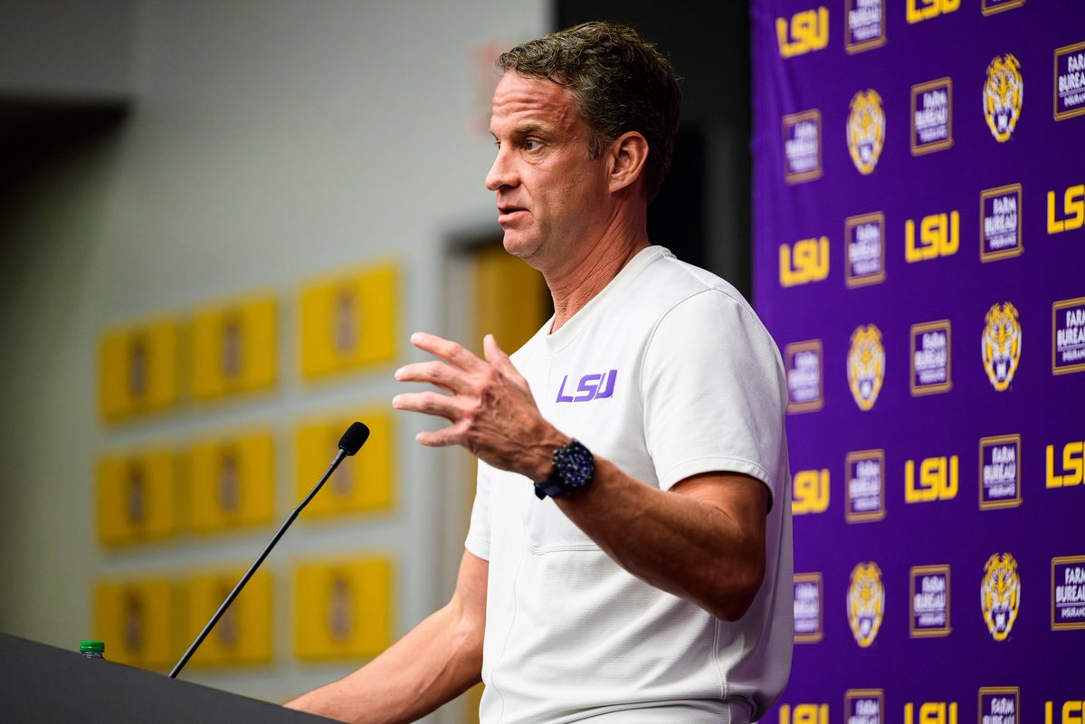 LSU Football tweet media