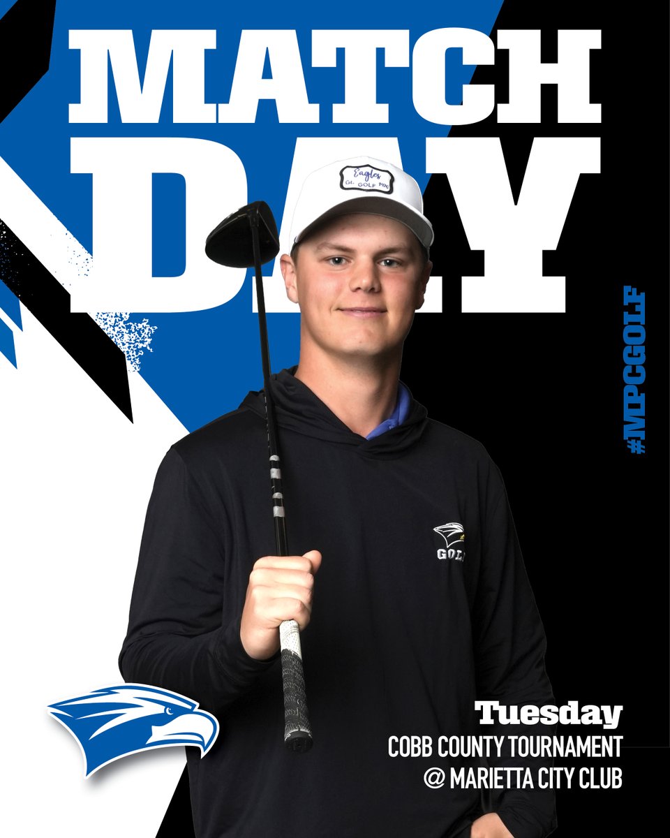 MPCAthletics's tweet image. The boys #MPCGolf team is in town for the Cobb County Tournament!

2:00 p.m. @ Marietta City Club

#MPCWAY | #FunToWatch