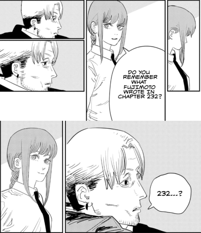 lokamoten's tweet photo. This chapter never happened.  #chainsawman #chapter232 #csm #csmspoilers https://t.co/2U7CHTxMTw