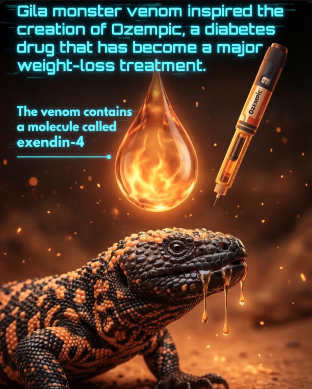 is lizard venom in semaglutide 1348: "Ozempic Venom"  JC Gila monster venom and weight