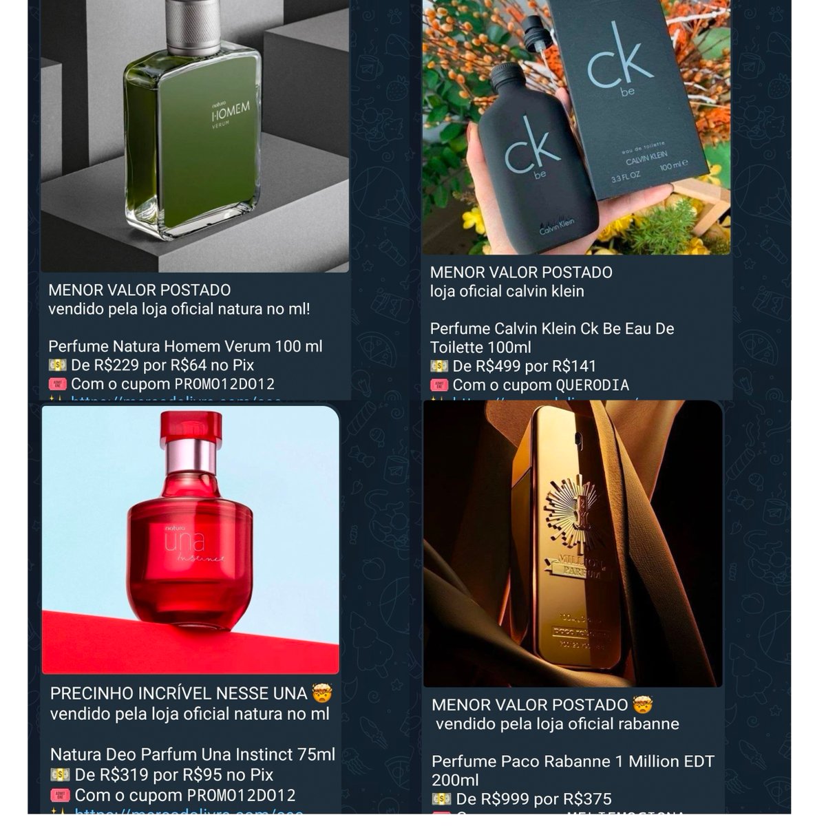 BestPromosBr's tweet photo. Chega de sair fedido de casa! Tá precisando daquele perfume original no precinho? Cola nos grupos de ofertas que posto as melhores promoções para vocês diariamente!