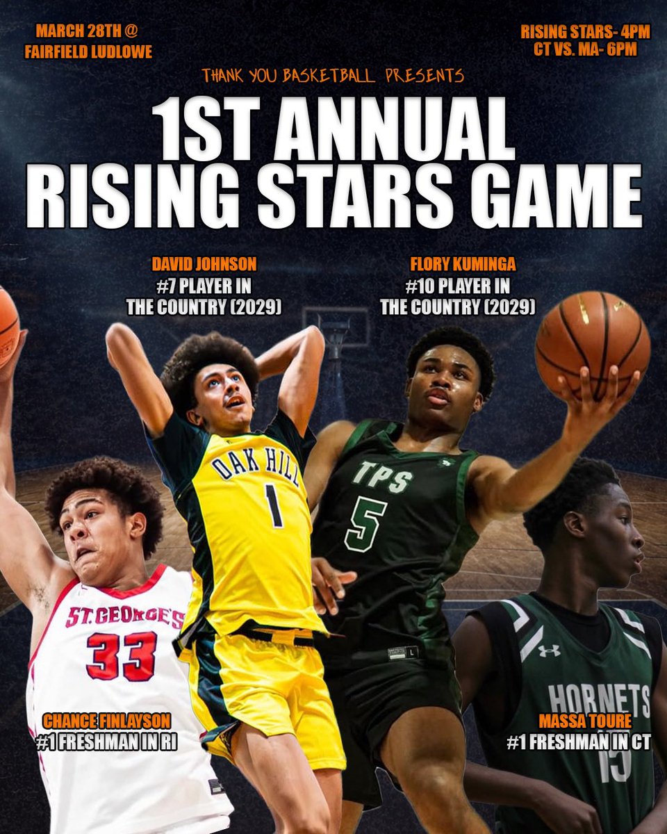 shakehoops's tweet photo. Hosting my first Annual All Star game in Fairfield CT this weekend- March 28th with my partner Drew Sawyer! 

A lot of hard work has been put into this… Growing up in CT and going to college in MA has left a special place in my heart for both. Happy I can have some of the top talent in the area attending! 

https://t.co/mx5L4gOAm1