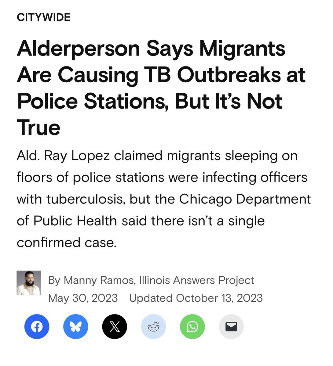 Ald. Raymond Lopez tweet media