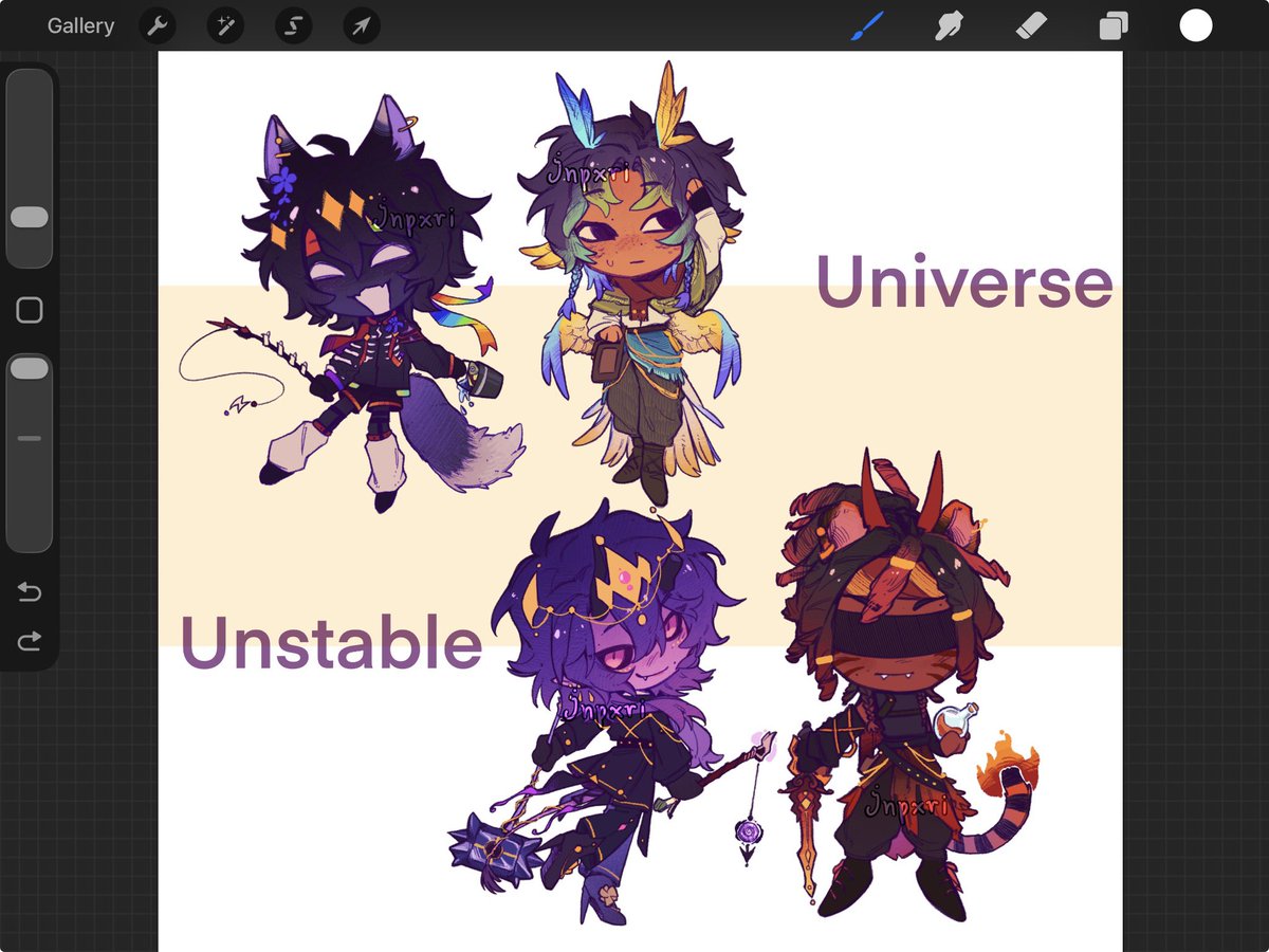 ( SEMI IA )Evil Genderfluid Spoke 🌈 📀 tweet media