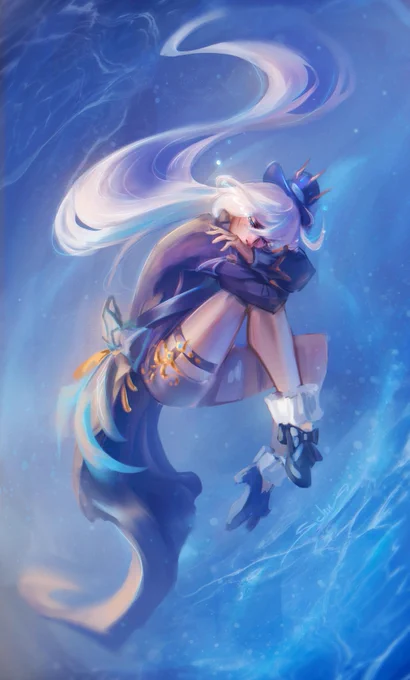 My art in blue