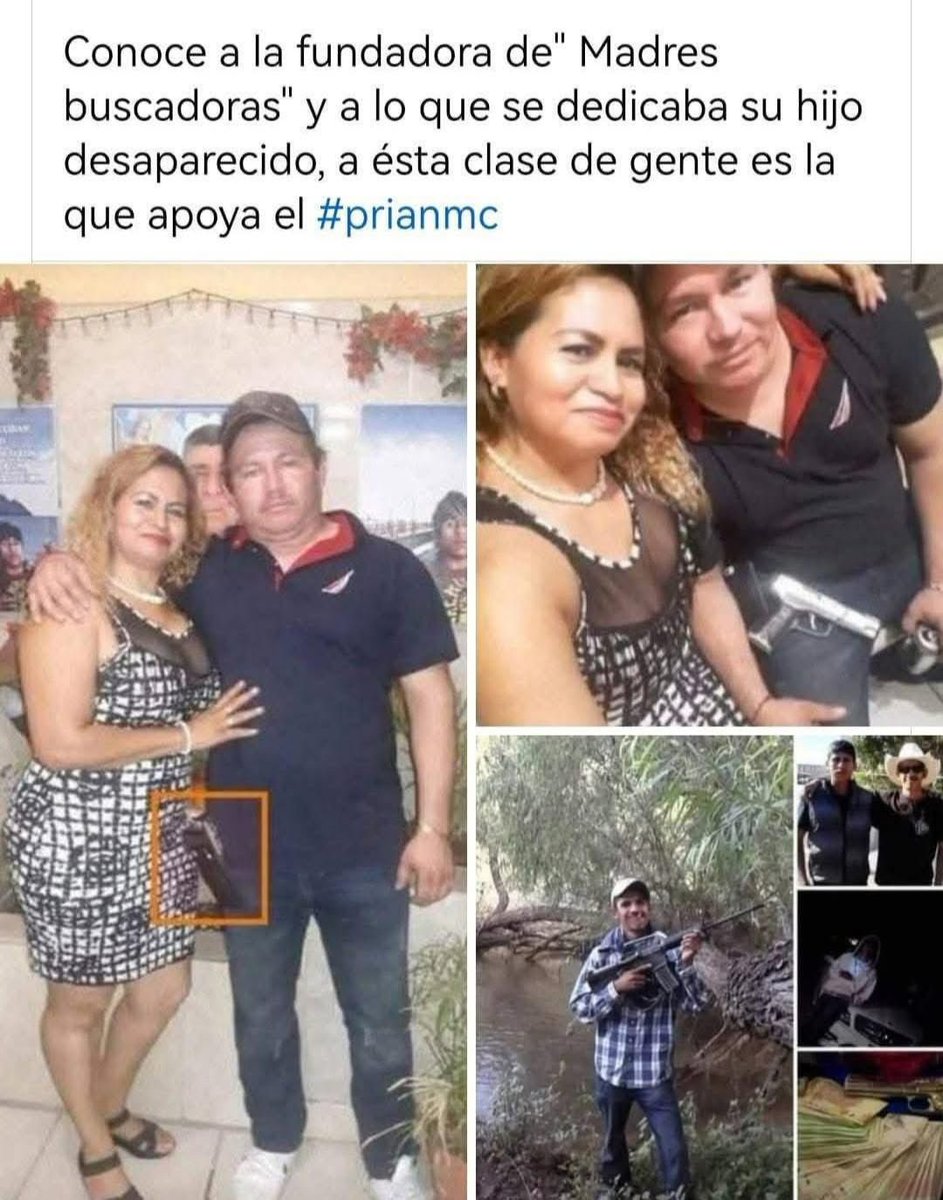 Apoyó a sus hijos sicarios, y  fue hasta que se los desaparecen se convierte en madre buscadora. Ahora hasta tiene el cinismo de criticar la inseguridad.