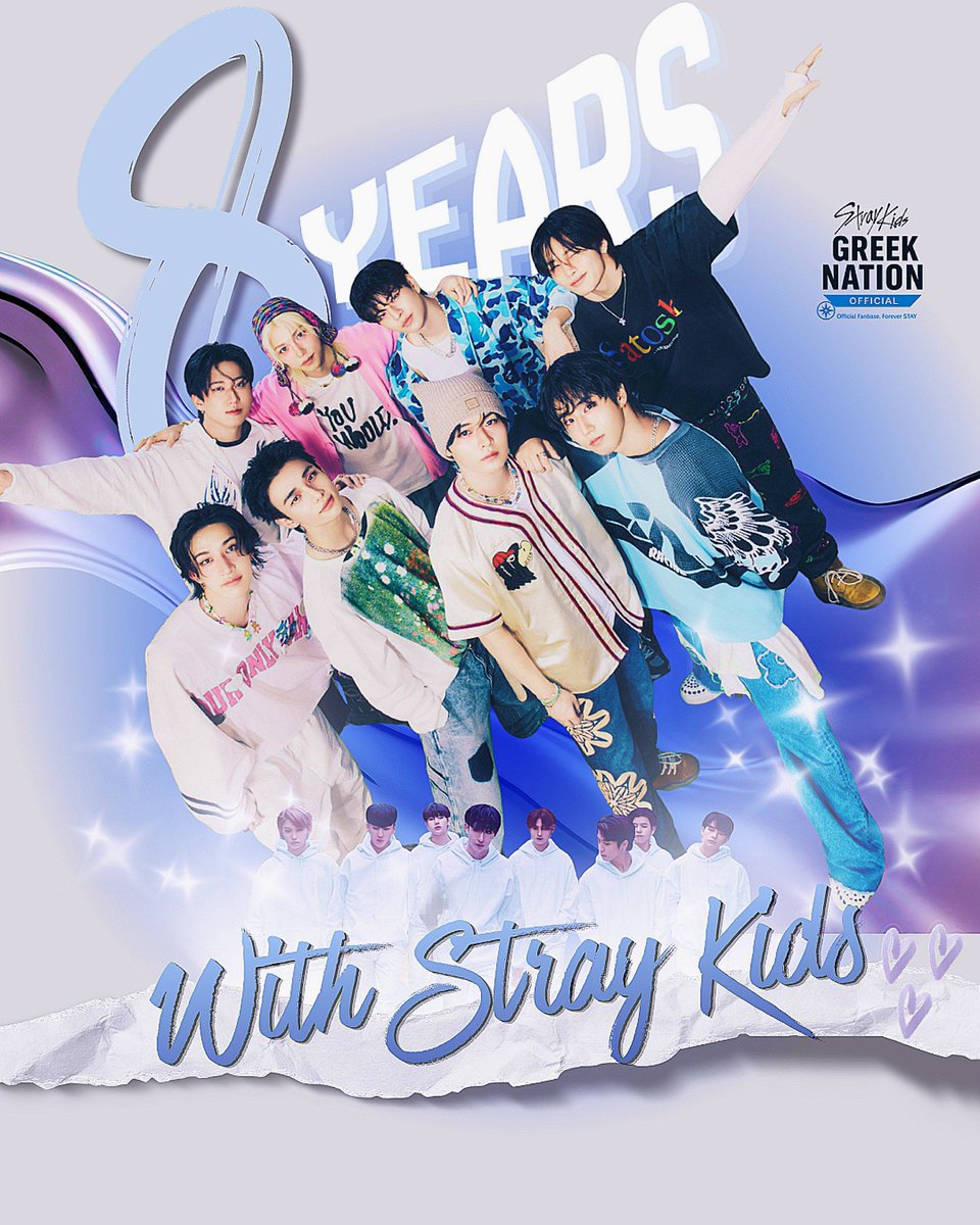 They’ve turned dreams into reality inspiring millions along the way. Every era,  every moment built with heart.Because all we need is Love, Dreams and Stray Kids 💙

#스키즈와_채울_8번째_포토북
#AllWeNeed_is_StrayKids
#StrayKids8thAnniversary