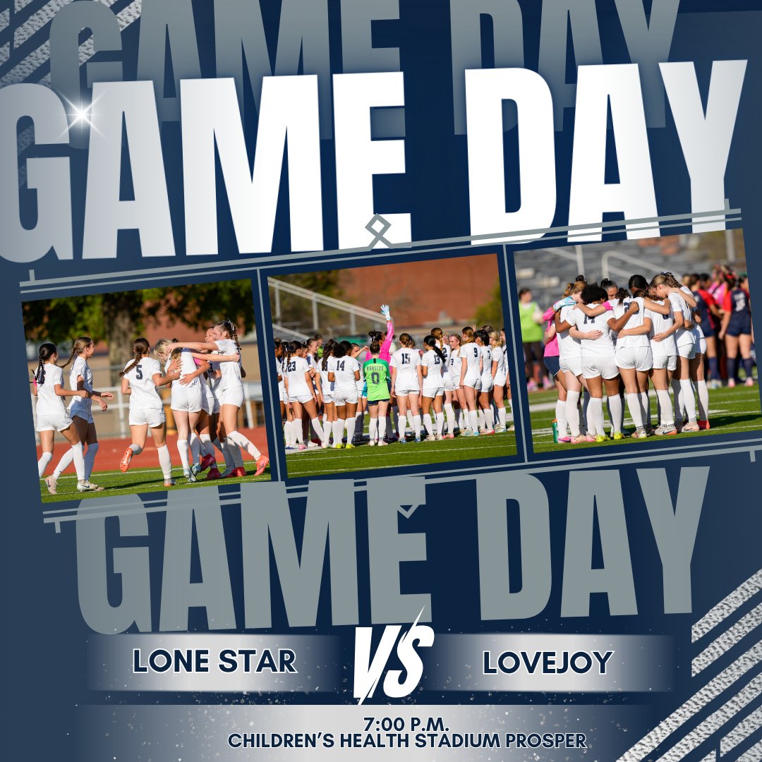 LSHS_Soccer's tweet photo. Another Day, Another Game Earned!
Lone Star vs. Lovejoy
7:00 p.m.
Prosper ISD Children's Health Stadium

LET'S GO RANGERS!! https://t.co/e8BIoehGgY