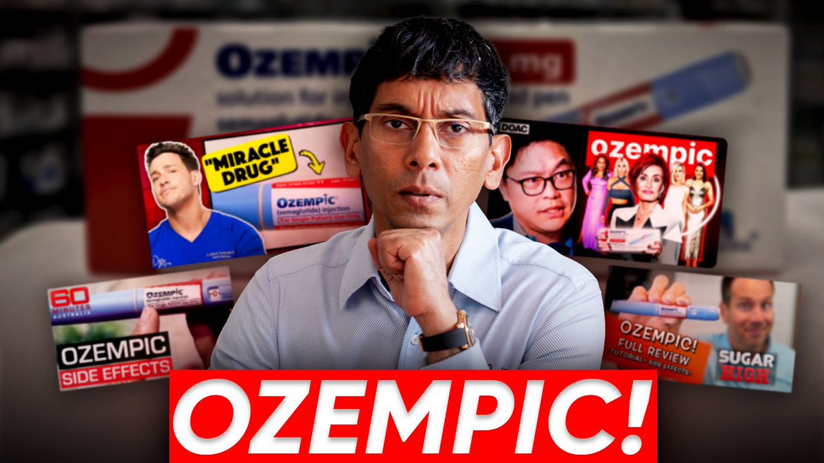 RyansGyan's tweet photo. Watch now: https://t.co/rPQV0mMMwW

Ozempic is trending, but it wasn’t made for weight loss.

Ryan Fernando explains what it is, how it works, why it leads to fat loss, and what happens as it goes generic. Plus, his natural GLP-1 approach for better metabolic health. https://t.co/BWjF9LFzPW