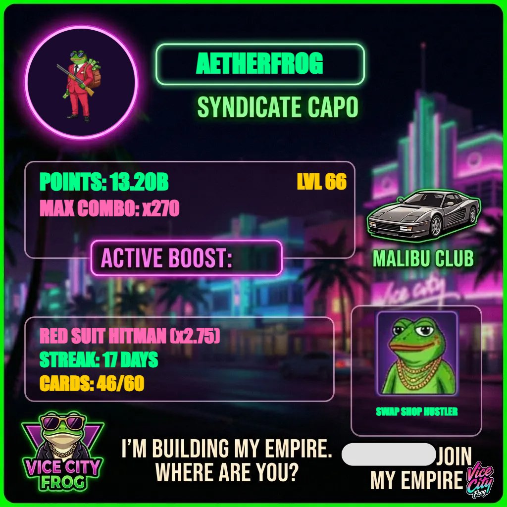 Vice City Frog tweet media