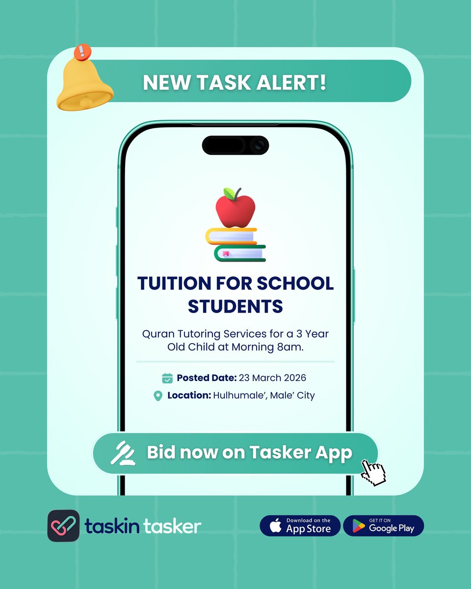 Taskin App tweet media