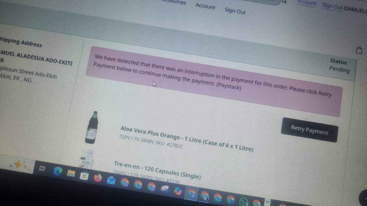 SaintMi47126205's tweet photo. @paystack I place and order the money was debited from my weman account and I contact the company I want to order from. They confirm that the payment is not successful to them @paystack @paystack @paystack @paystack @paystack @paystack @paystack https://t.co/HOnOJAmq1N