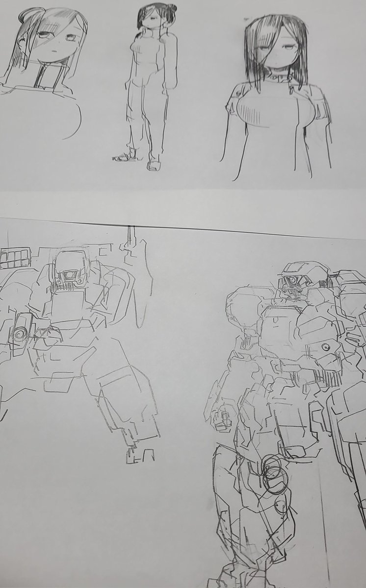 だらだらロボとかキャラ描いてる 