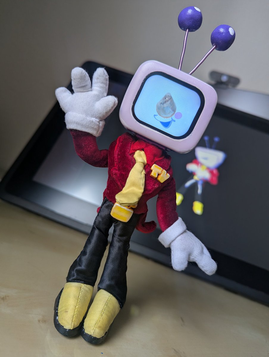 I made a Tenna doll and he's very excited to exist