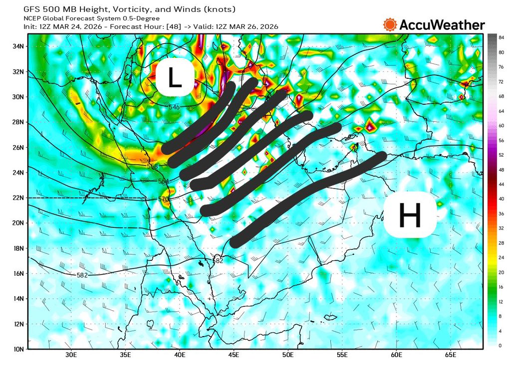 🗺️شبكة عواصف الخليج🗺️ tweet media