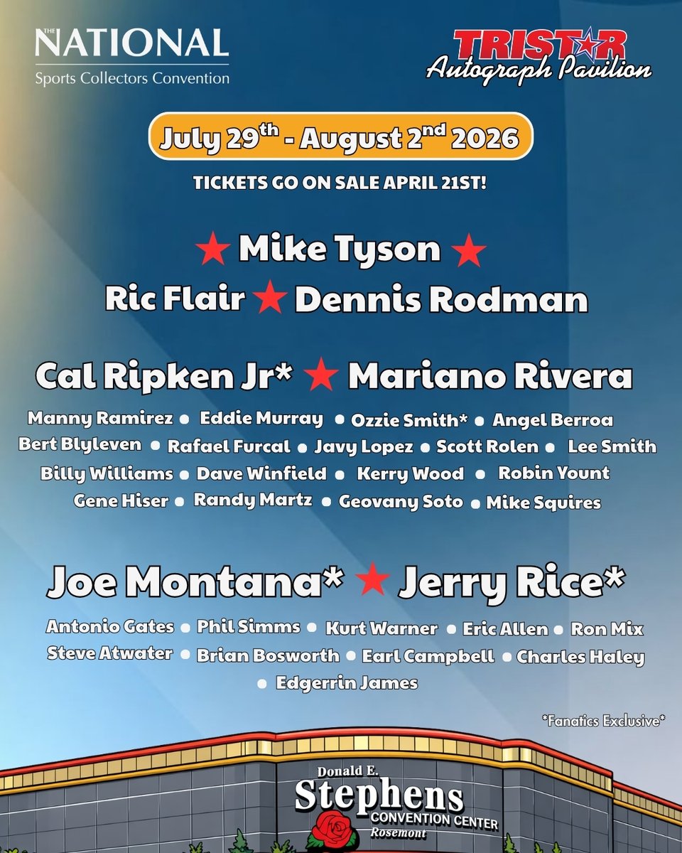 The National Sports Collectors Convention Inc. tweet media