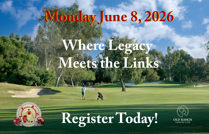 FootballAlumni's tweet photo. Secure your spot or foursome before we sell out for the 57th Annual TFAC Golf Classic on Monday June 8, 2026 at Old Ranch Country Club in Seal Beach CA.
Visit https://t.co/R2norinh6U to register today!

#trojanfootballalumni #TFAC #GolfClassic #FightOn #USCTrojans https://t.co/c37vkkfmir