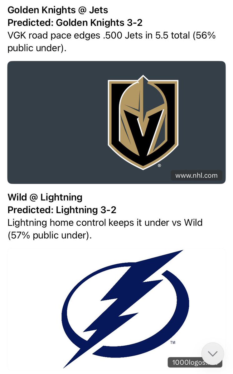 ViaVeronaLA's tweet photo. 🔮🏒 #NHL
(Tuesday March 24 2026):

Mammoth 4-3
Kings 3-2
Ducks 4-3

Avalanche 4-3
Hurricanes 4-3

Stars 3-2
Blues 3-2
Predators 3-2

Golden Knights 3-2
Lightning 3-2
Panthers 4-3

Blue Jackets 3-2
Islanders 4-2
Red Wings 3-2
Bruins 4-3 https://t.co/JNDXNvzprr