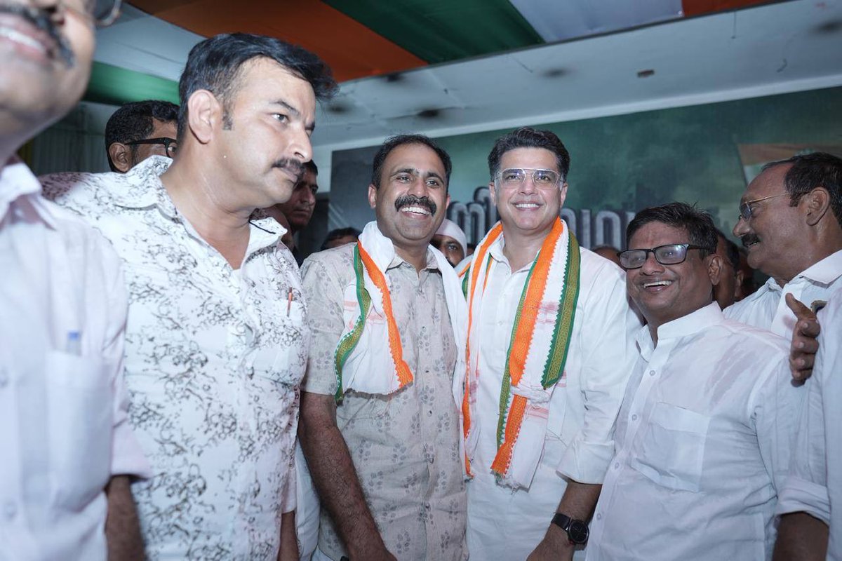 SachinPilot's tweet photo. Campaigned for our candidate from IYC, Shri @abinvk ji, and inaugurated the UDF election committee office.

Participated in an  engaging session on “Vision Aranmula” and had a meaningful dialogue with UDF local body members on local development, cultural preservation, and accountable governance. 

Our party is committed to empowering young leaders and ensuring their voices are represented in shaping the future of the state. 
My best wishes! 

#UDF4Keralam

📍Pathanamthitta district, Keralam

@RahulGandhi @kcvenugopalmp @priyankagandhi @SunnyJosephINC @vdsatheesan @INCIndia @INCKerala