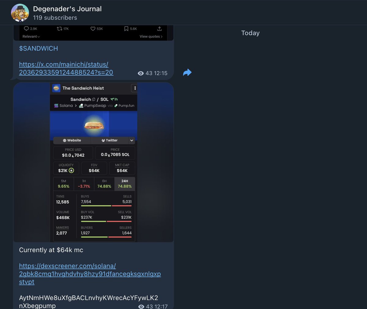 Degenader tweet media