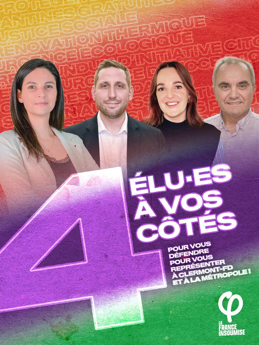 Clermont fière et solidaire - LFI tweet media