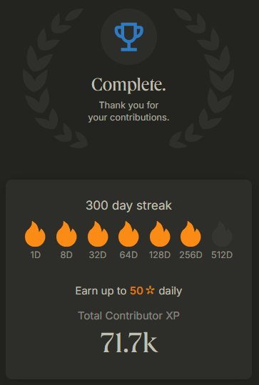 twix4us's tweet photo. 300 day streak on @ethos_network 
Wild! https://t.co/I4kIMiGJVs
