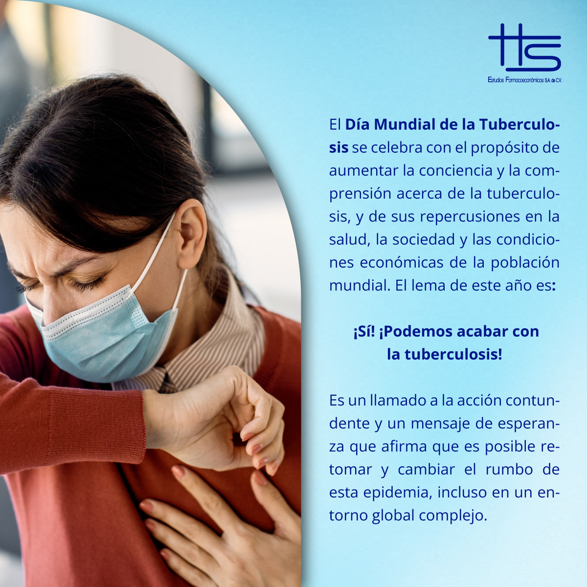 EstudiosHs's tweet photo. Este 24 de marzo, en el Día Mundial de la Tuberculosis, recordamos que un futuro sin TB es posible.
¡Sí! Podemos poner fin a la tuberculosis!
#SaludGlobal #SíPodemos #Tuberculosis #OMS #SaludParaTodos https://t.co/KRzISes8s0