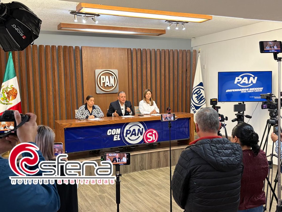El dirigente estatal del #PAN en #Michoacán, Carlos Quintana, señaló esta mañana en rueda de prensa que esperará hasta junio-julio para analizar posibles alianzas electorales para 2027; esto a pesar de la exigencia del PRI de Michoacán que pide una alianza con el partido azul.