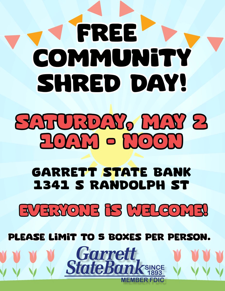 Garrett State Bank tweet media