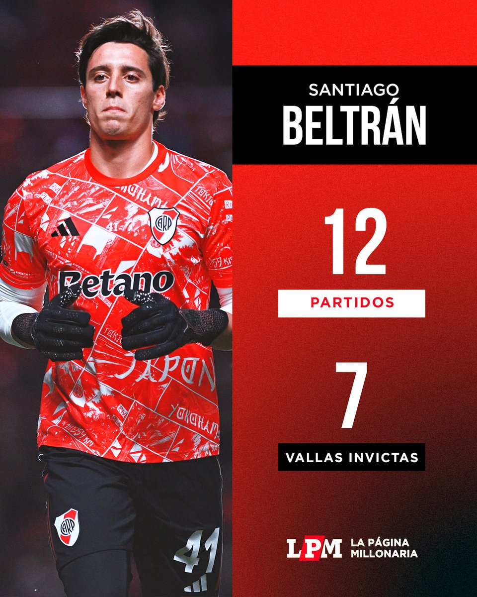RiverLPM's tweet photo. 🧤🔐El arquero de River sigue acumulando no solo una gran experiencia sino además un buen porcentaje de vallas invictas. Hasta el momento no recibió goles en más de la mitad de sus partidos oficiales. https://t.co/e7JGp4crUK