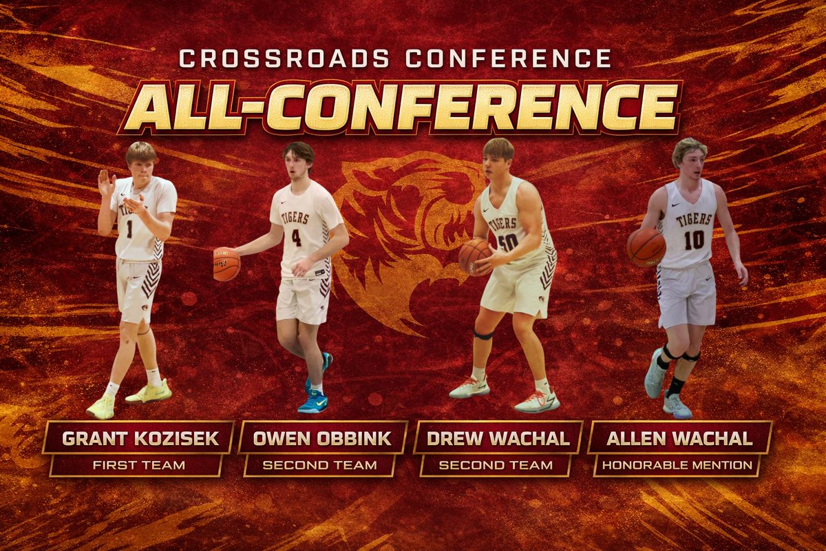 EastButlerBBall's tweet photo. Congrats to our All Conference honors!

Allen and Drew have been selected to play in the CRC vs Goldenrod All Star Game.

#nebpreps https://t.co/kZr5r1d7dq