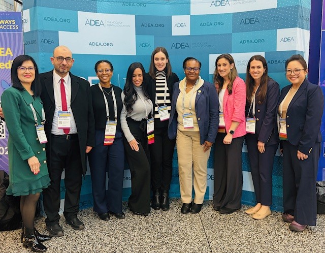 EastmanDental's tweet image. Familiar faces at the 2026 American Dental Education Association (ADEA) Conference in Montreal, Canada! HRSA-EIOH Dental Faculty Development Fellows met with Drs. Rasubala, McLaren, and Wong, and shared their progress through poster presentations. #Education #LifelongLearning