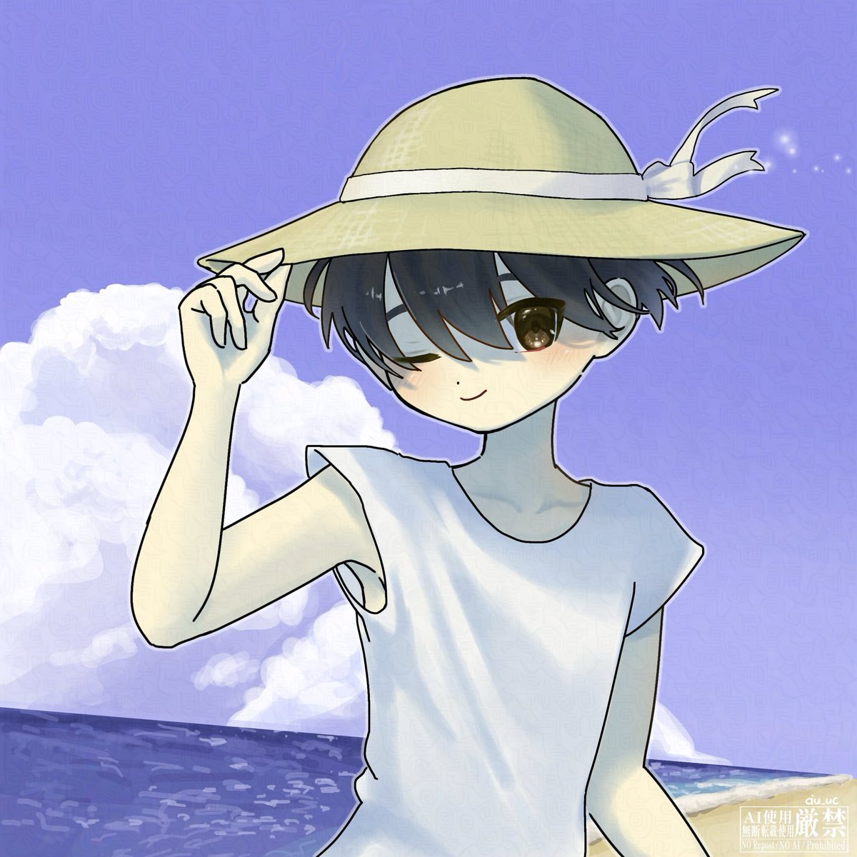 _oiu_uc_'s tweet photo. #イラスト  #海 https://t.co/zGQFymGu96