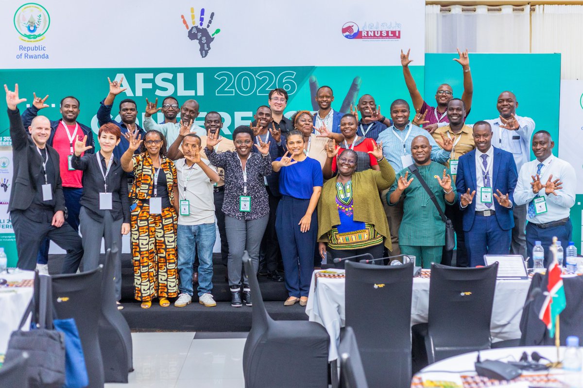 rnudeaf's tweet photo. Day 2 of #AFSLI2026 is underway!

Continuing meaningful conversations on advancing Sign Language interpretation as a tool for inclusivity in Africa.

@AllanMutabazi @nerickus2009 @NUDOR_Rw @ncpdrwanda @uphls @rnuslinfo @WASLI_tweets @AFSLI54 https://t.co/Zmrg4547WS