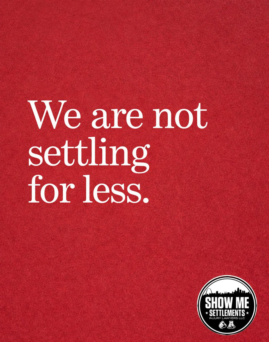 ShowMeInjury's tweet photo. At Show Me Settlements, we prepare every case like it’s going to trial because that’s where leverage lives.
If they don’t come correct… we don’t settle. We close.
📞 1-800-805-5323 #TheClosers #ShowMeSettlements #PersonalInjuryLawyer #KansasCityLawyer #StLouisLawyer #InjuryLaw https://t.co/K0HG5mDisC