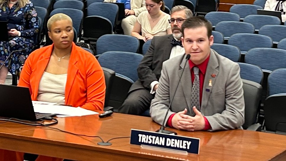 LA_Regents's tweet photo. Special thanks to @ulsystem SGA Presidents Cruz Cassard (@NichollsState) and Hannah Habisreitinger (@ULM_Official) for attending our Board meeting and for sharing feedback on the importance of internships, apprenticeships, and career alignment.

#TalentLivesHere https://t.co/I41wFu42C8