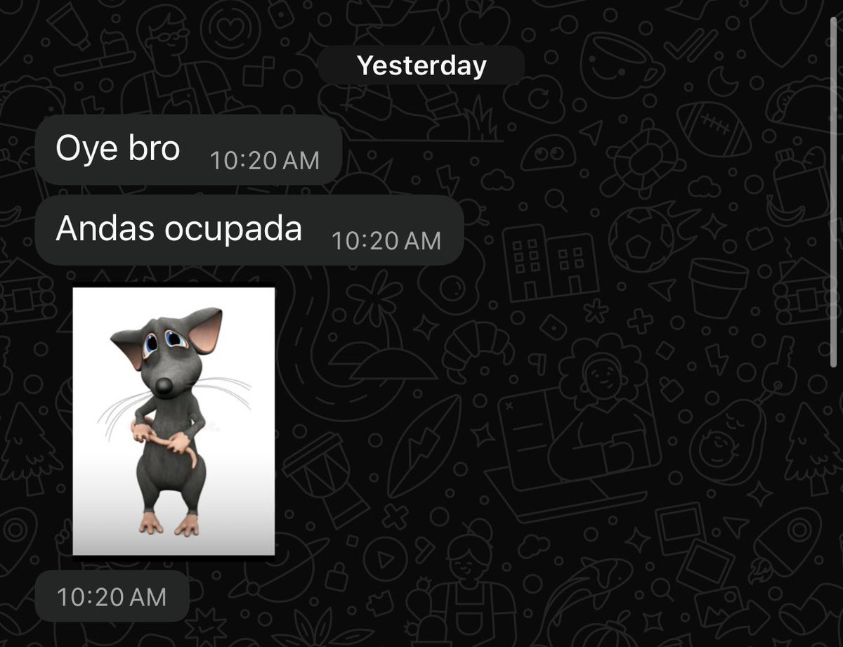 Alexiezaval's tweet photo. La carita del ratón 🤣 https://t.co/NYz46yzIZ2