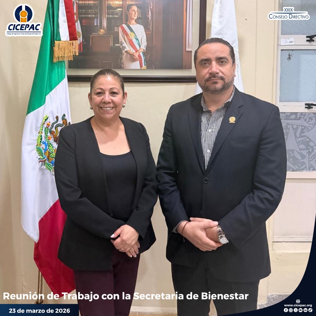 Colegio de Ingenieros Civiles del Estado de Puebla tweet media