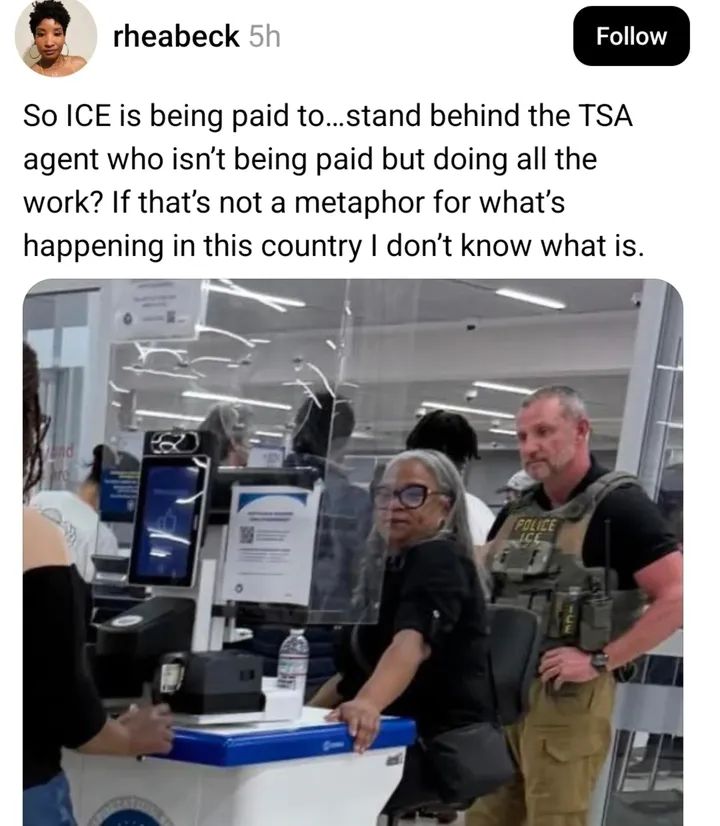 Kallisti's tweet image. #FuckICE #ICE #TSA