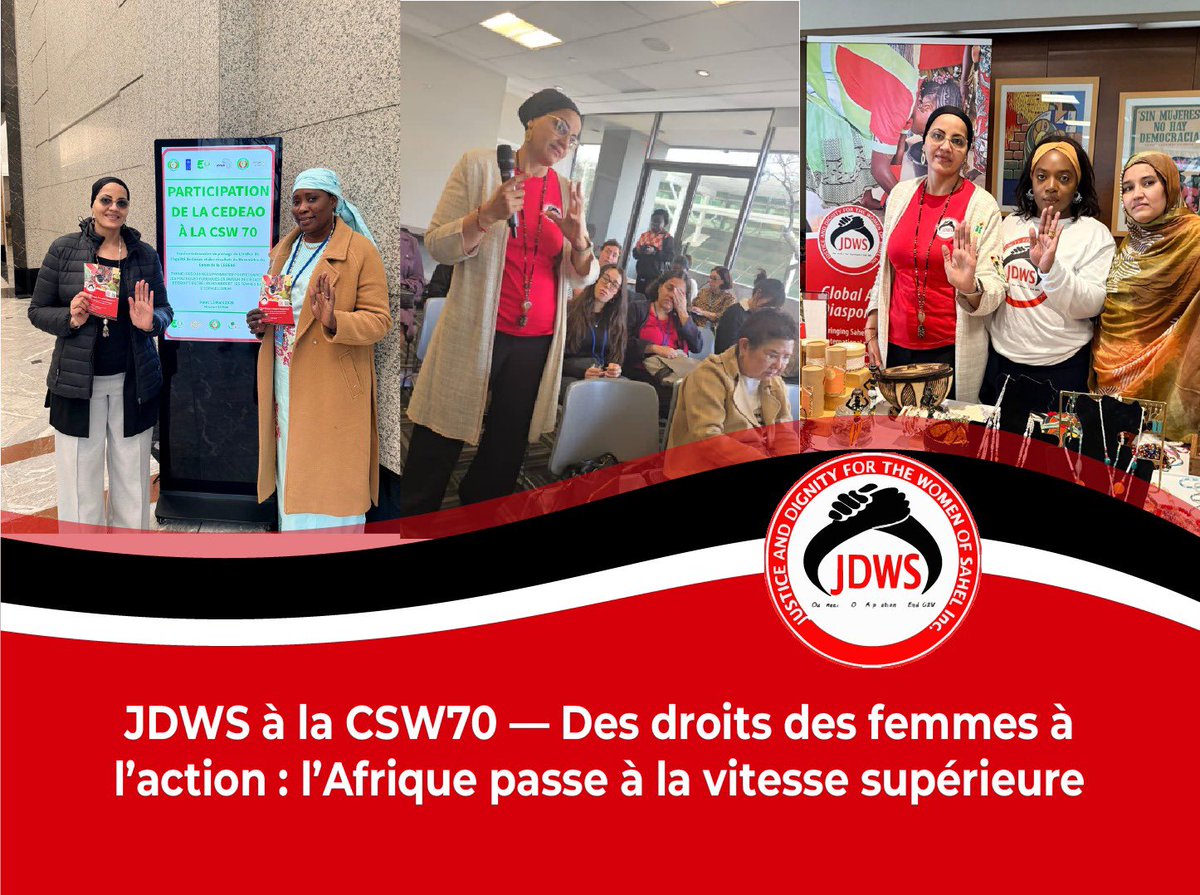 jdwsahel's tweet photo. JDWS à la CSW70 : Mission accomplie à New York ! 
Entre plaidoyer stratégique et succès de notre boutique solidaire, découvrez comment nous transformons les droits des femmes en actions concrètes pour le Sahel.Lire l'article complet : https://t.co/2583KDXWqq
#JDWS #CSW70 #Sahel https://t.co/Ejnd4GL5Jh