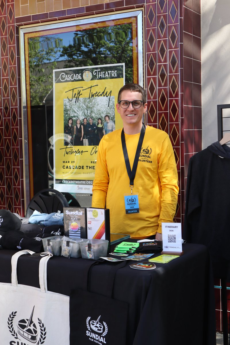 ReddingSundial's tweet photo. This festival runs on community ❤️

Thank you to our incredible volunteers who made the Sundial Film Festival possible.

From early mornings to final credits, you brought it to life.

We are so grateful https://t.co/2kMgyRuceY